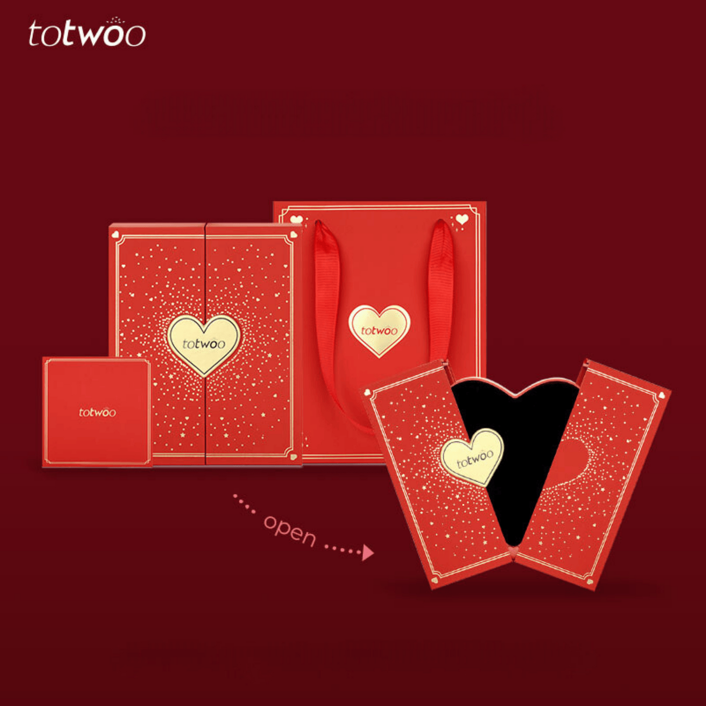 أساور توتوو الذكية للأزواج مع صندوق فاخر (اهتزاز وإضاءة) – مجوهرات اتصال باللمس للمسافات البعيدة